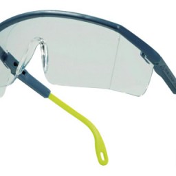Gafas de protección policarbonato incoloro montura gris-amarilla